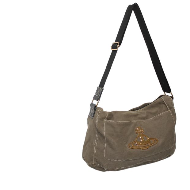 VIVIENNE WESTWOOD 비비안웨스트우드 캔버스 숄더백