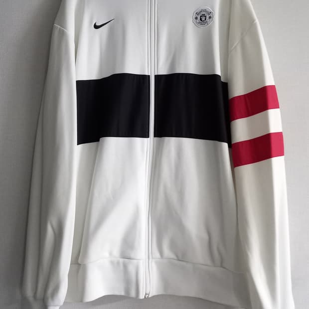 나이키 희귀 맨유 화이트 트랙탑 저지 져지집업 115/XXXL