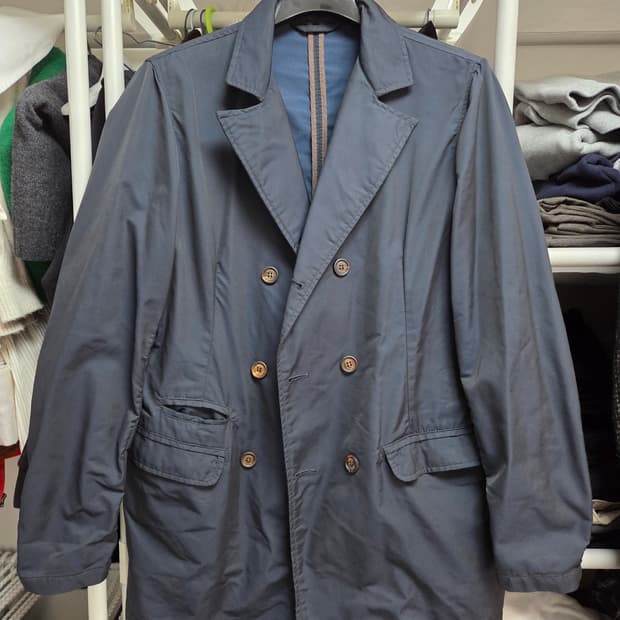 일레븐티 더블 트렌치 코트