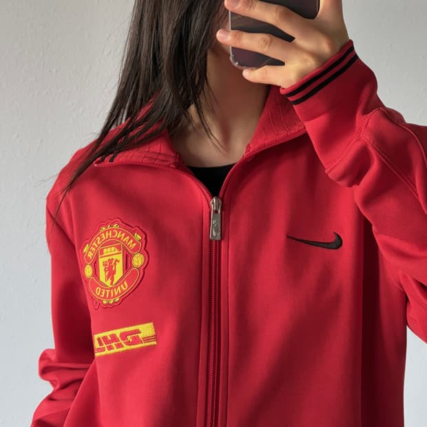 [L]나이키 맨체스터 유나이티드 DHL 트랙탑 져지