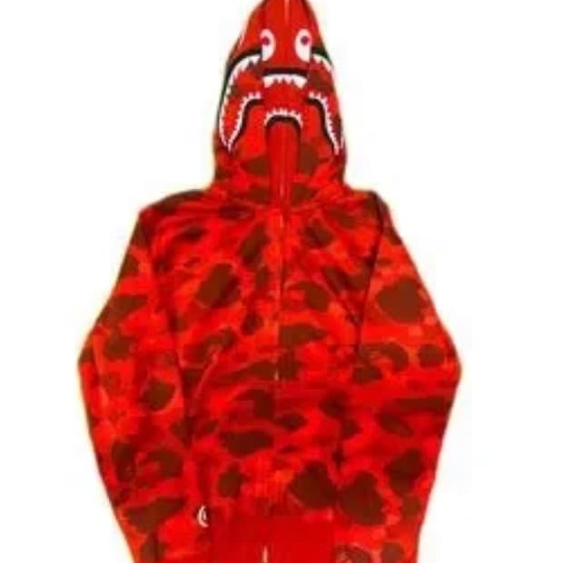 베이프 더블샤크후드 적계 새상품 (급처