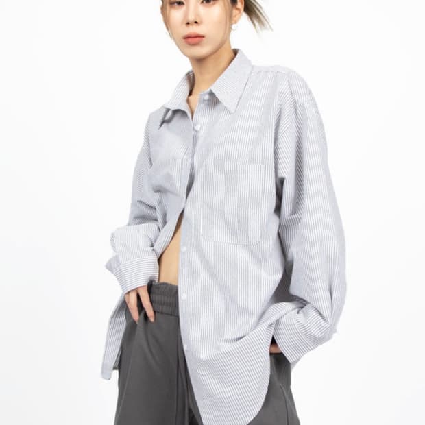 릿킴 REETKEEM OXFORD STRIPE SHIRTS