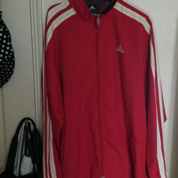 빈티지 아디다스 져지 레드