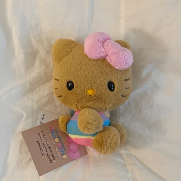산리오 헬로키티 50주년 태닝키티 갸루키티 애니버서리 인형 갸루