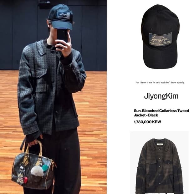 지용킴 플래그쉽 모자 볼캡 bts제이홉님착용