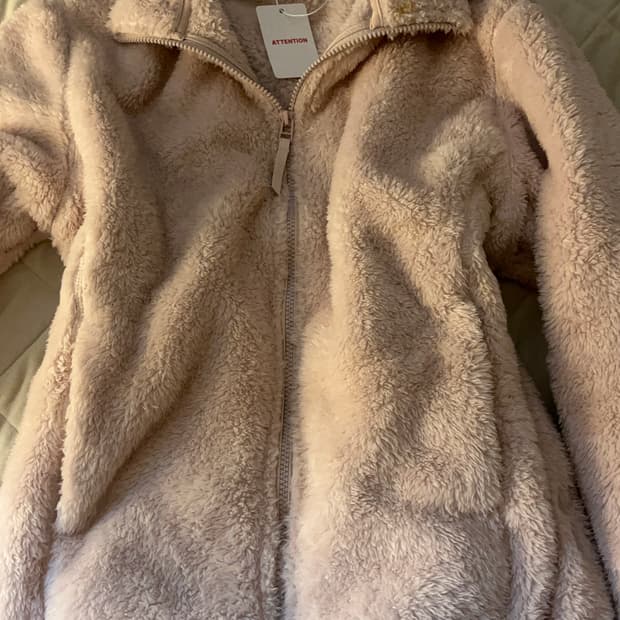 스파오 후리스 핑크 S