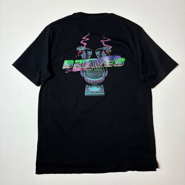 디젤 00's 컷소스 크루넥 블랙 반팔 티셔츠 PN9097