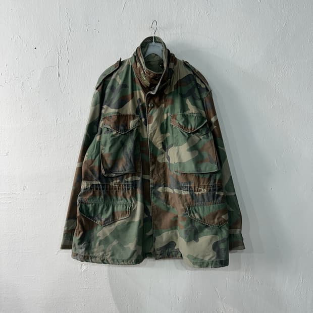 미군 M65 오리지널 밀리터리 카모 자켓 100