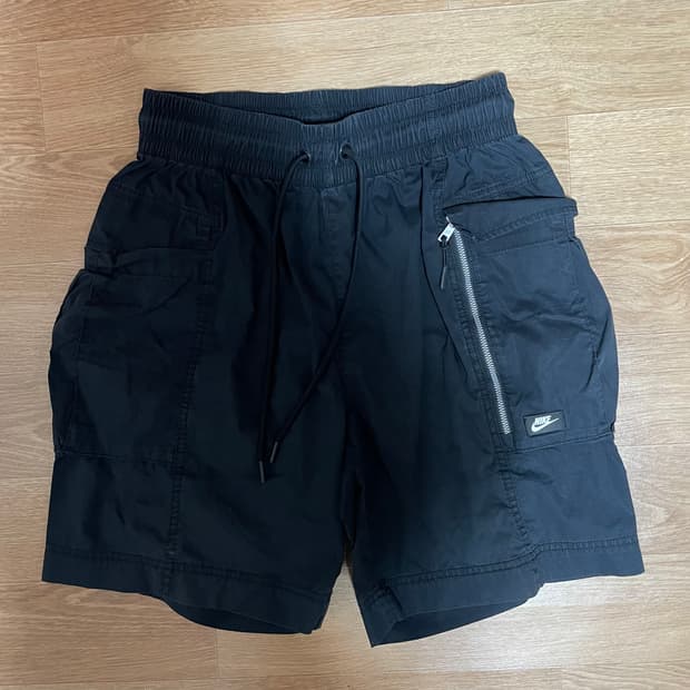 나이키 카고 우븐 반바지 블랙 M 팬츠 바지 