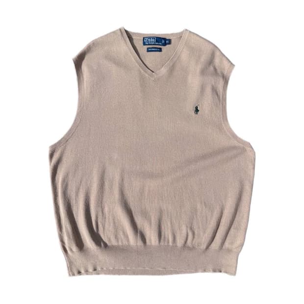 PRL v neck cotton vest