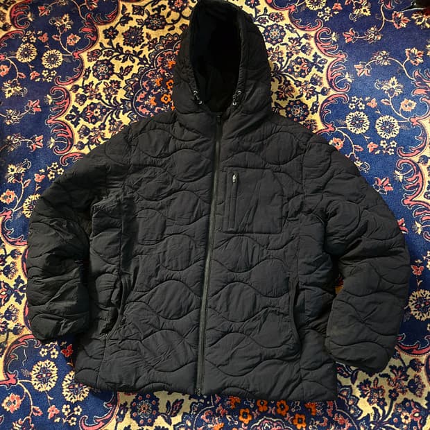 에디바우어 22FW 퀄팅 후드 패딩 점퍼 XL size