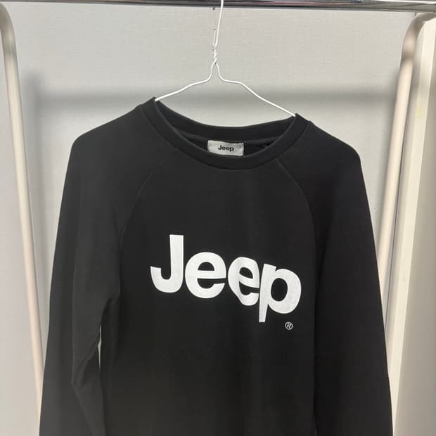 지프 맨투맨 블랙 M