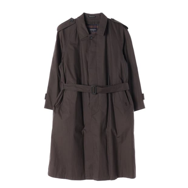 빈티지 입생로랑 디퓨전 옴므 자수 로고 트렌치코트