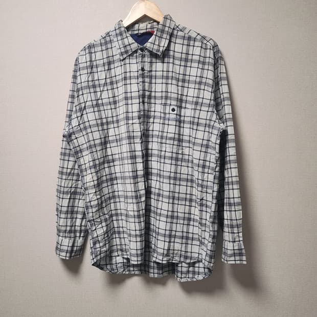 [L] 퀵실버 체크셔츠