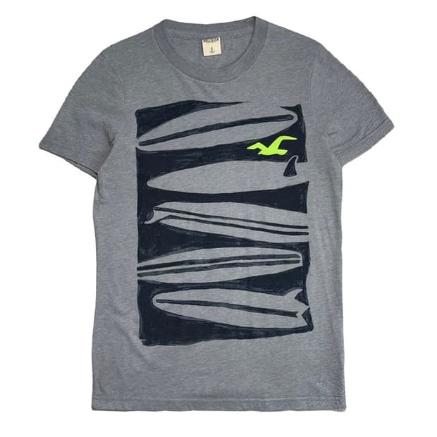 HOLLISTER 프린팅 반팔 티 S