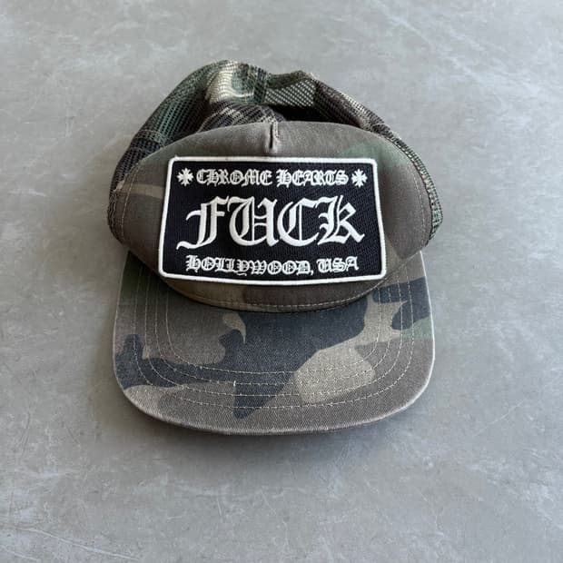 크롬하츠 카모 트러커 햇 모자