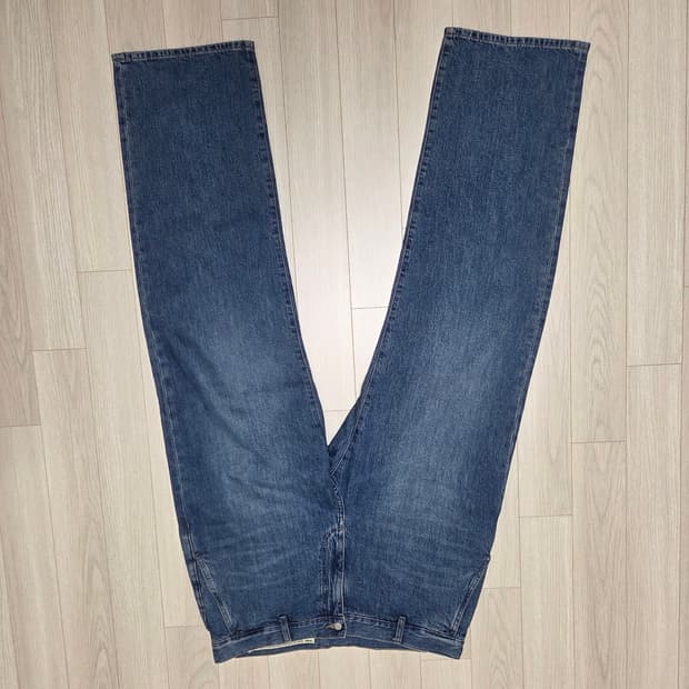 포터리 원워시드 컴포트 데님 미드 블루2 사이즈 5(36)