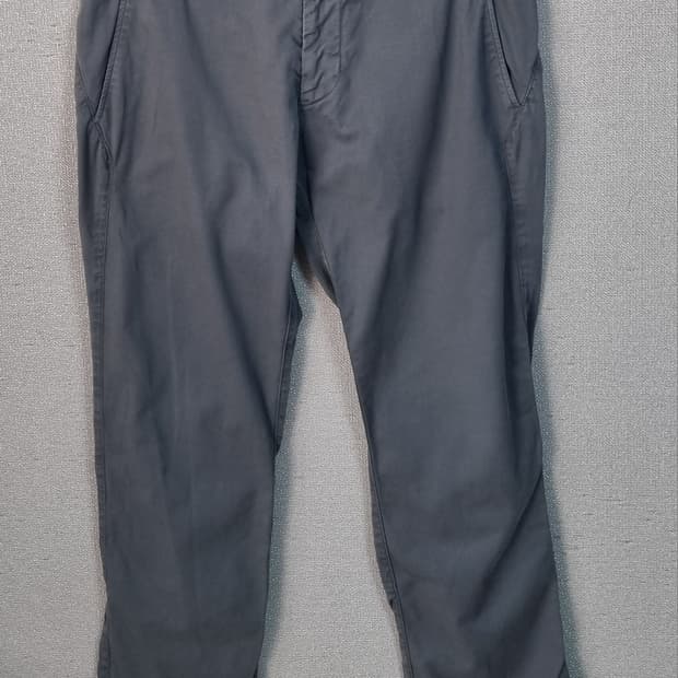 32) 스톤아일랜드 그레이 코튼 치노팬츠