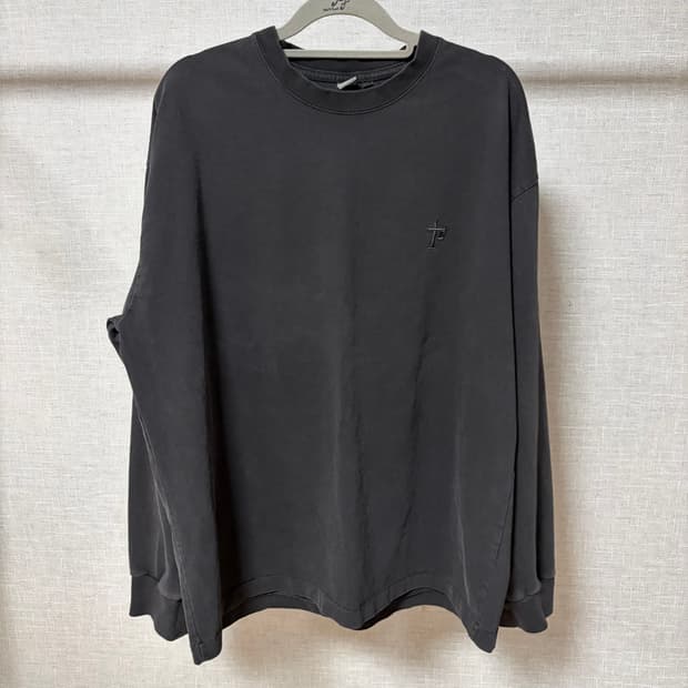 [4] 폴리테루 롱슬리브 옐로우 콩코드 퍼플차콜