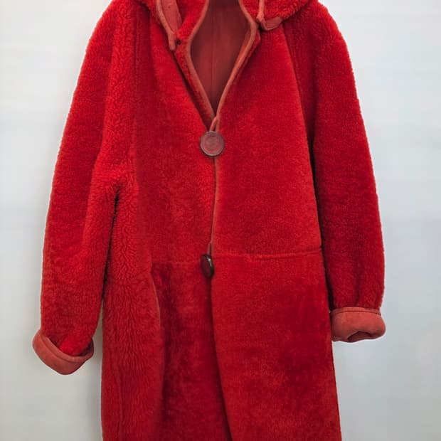 FENDI,양털 무스탕코트