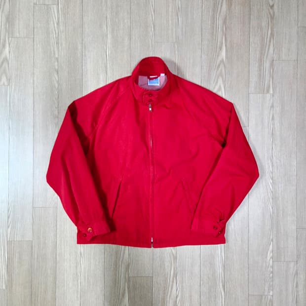 챔피온 핫 레드 스윙탑 재킷