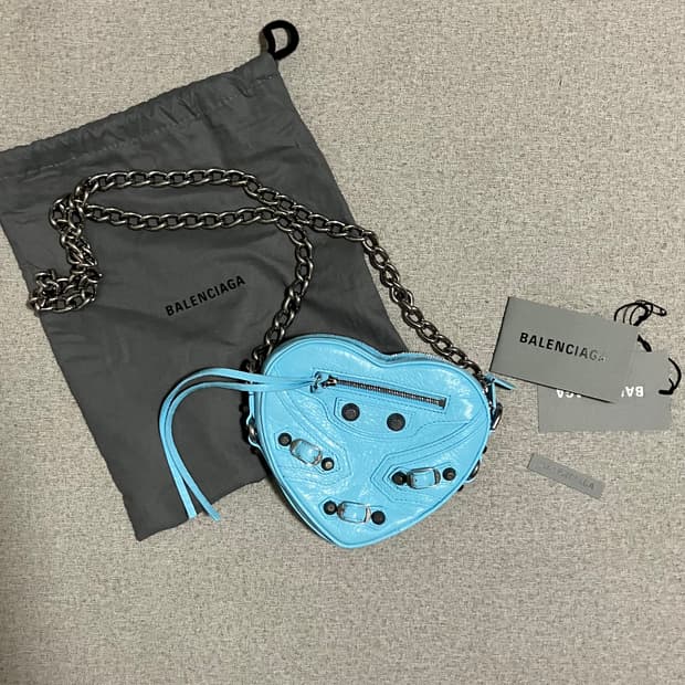 [OS] 발렌시아가 르카골 하트 백 블루