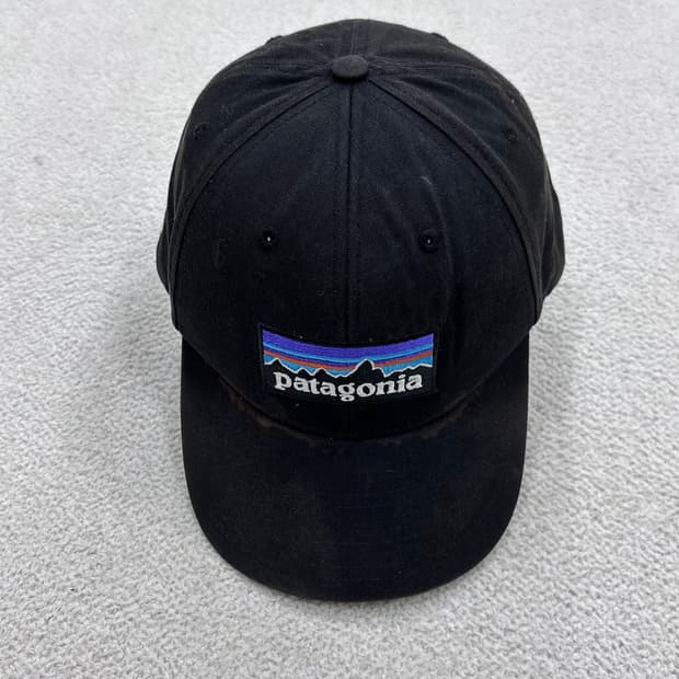 F 파타고니아 블랙 볼캡 (오염확인) 0406E