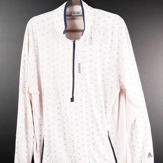 아디다스 흰색 여성 바람막이