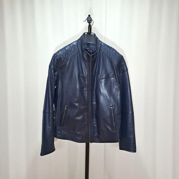 (택포) 워모 싱글라인 양가죽 자켓 105 B24