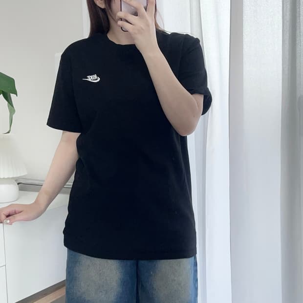 [정품] 나이키 블랙 푸츄라 반팔티 [ S ]