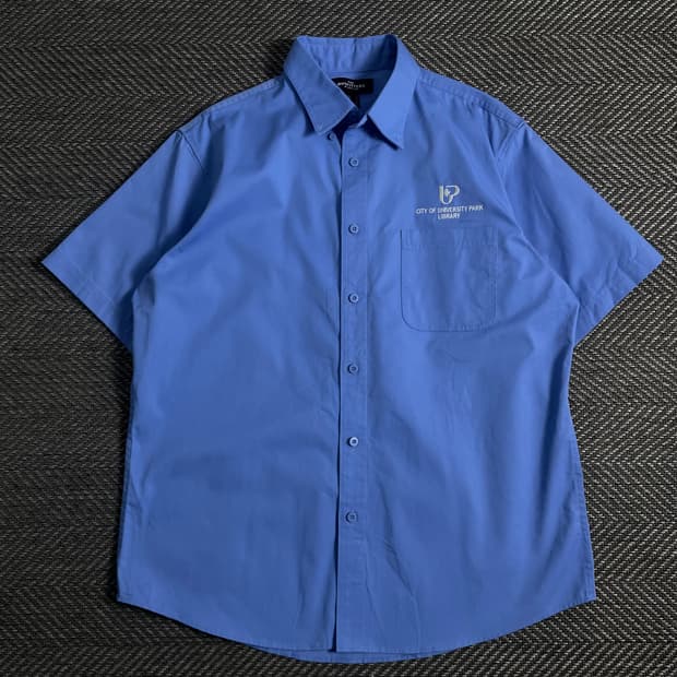 USA 오리지날 박시핏 워크 반팔 셔츠o 3859