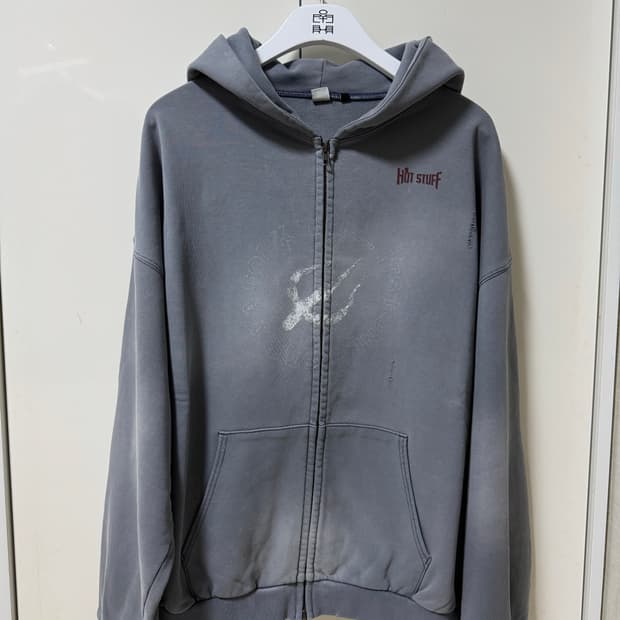 4) 폴리테루 집후디 핫스터프 하드 워시드 블루