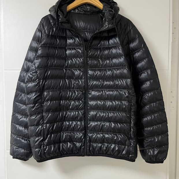 유니클로 경량패딩 후드