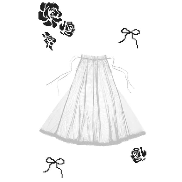 NOFFICIALNOFFICE MULTI SHEER MESH LAYERD