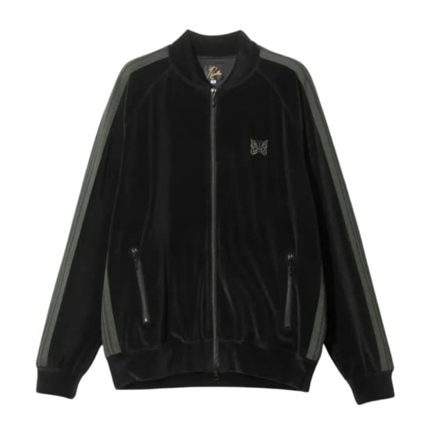 니들스 벨루어 트랙 자켓 블랙 L
