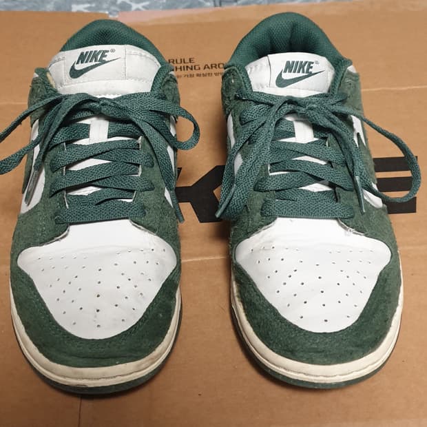 나이키 덩크로우 넥스트 네이처 스웨이드 빈티지 그린 (230)