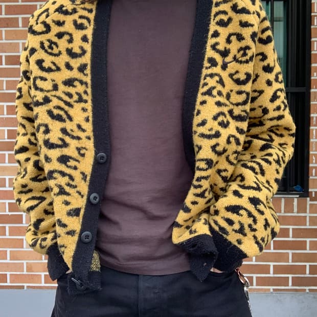 (L) 나이키 레오파드 가디건
