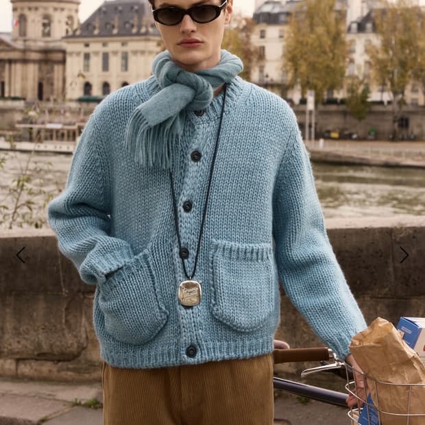 STU 디멘션 포켓 가디건 M