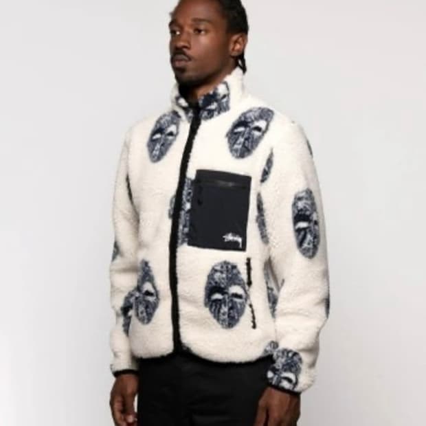 Stussy Mask Sherpa Jacket 스투시마스크 플리스후리스 