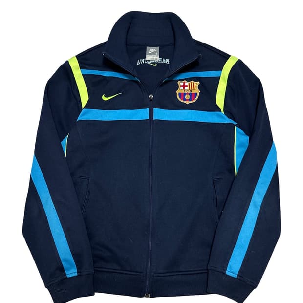 나이키 바르셀로나 네이비 트랙탑 져지