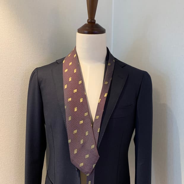 랑방(LANVIN) 모노그램 명품넥타이 A등급 이염존재