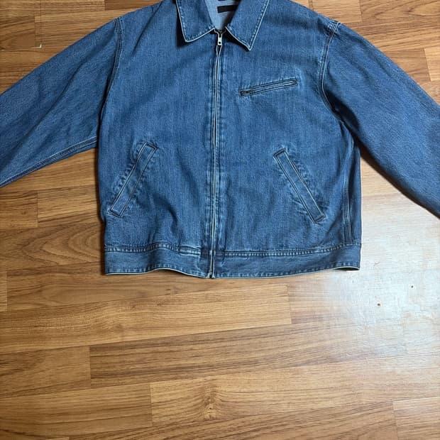 유니클로 집업 블루종 L