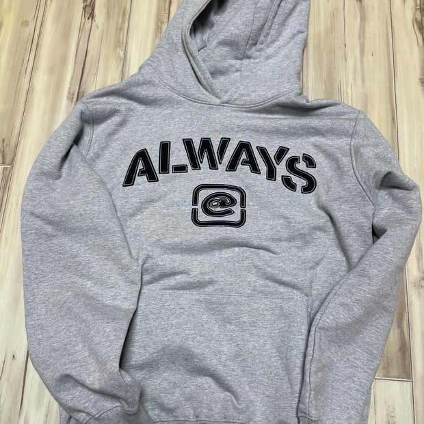 (새상품) always do what you 올웨이즈 회색 후드 XL