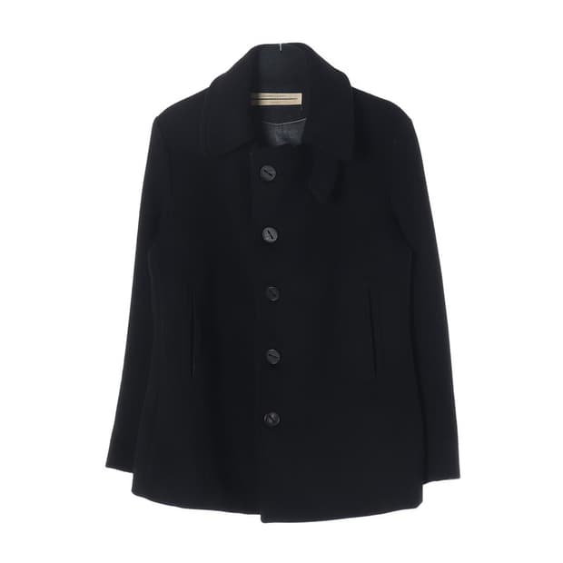 헤든앤미로 울 스탠다드 피코트 블랙 50