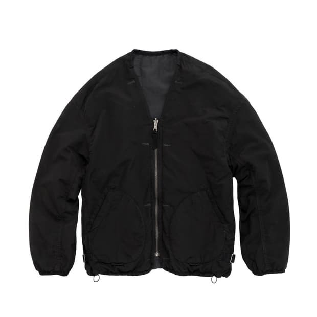 (3) 25fw 폴리테루 리버시블 라이너 자켓 블랙차콜