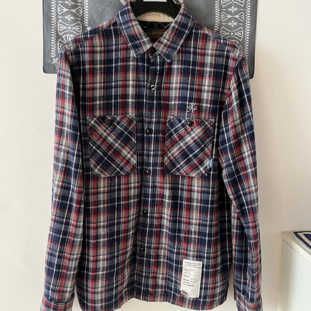 네이버후드 11fw 럼버 셔츠