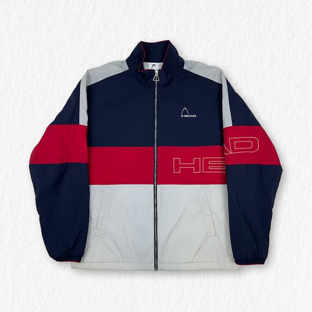 헤드 배색 바람막이