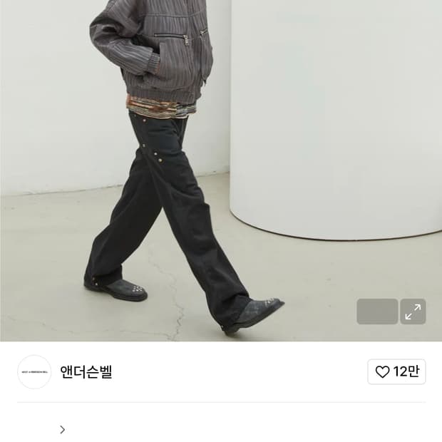 앤더슨벨 오르테가 봄버 자켓 M