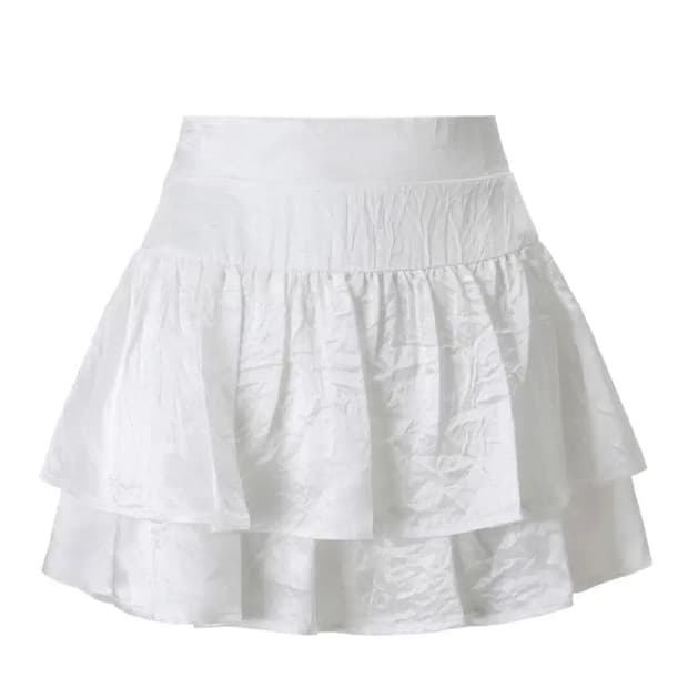 쓰리타임즈 발레리나 스커트 (화이트) s