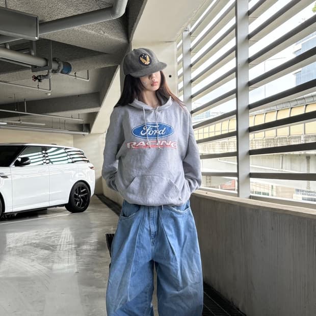 90‘s Russell 빈티지 후드티